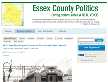 Tablet Screenshot of essexcountypolitics.com